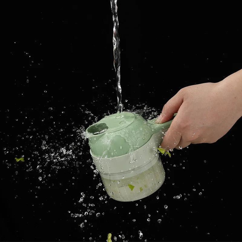 The SwiftChop Pro — 4-in-1 Electric Vegetable Chopper & Dicer