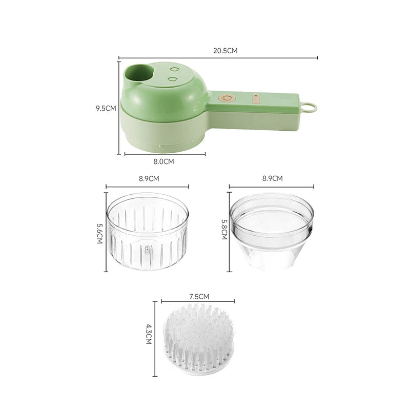 The SwiftChop Pro — 4-in-1 Electric Vegetable Chopper & Dicer