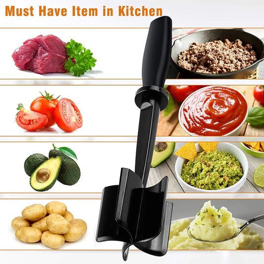 SwiftChop Masher (Heat-Resistant Meat Chopper)