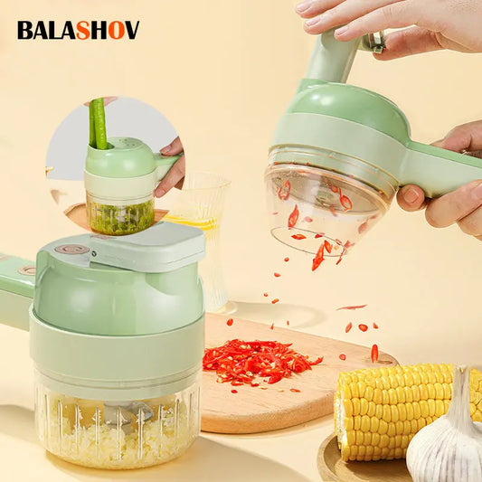 The SwiftChop Pro — 4-in-1 Electric Vegetable Chopper & Dicer