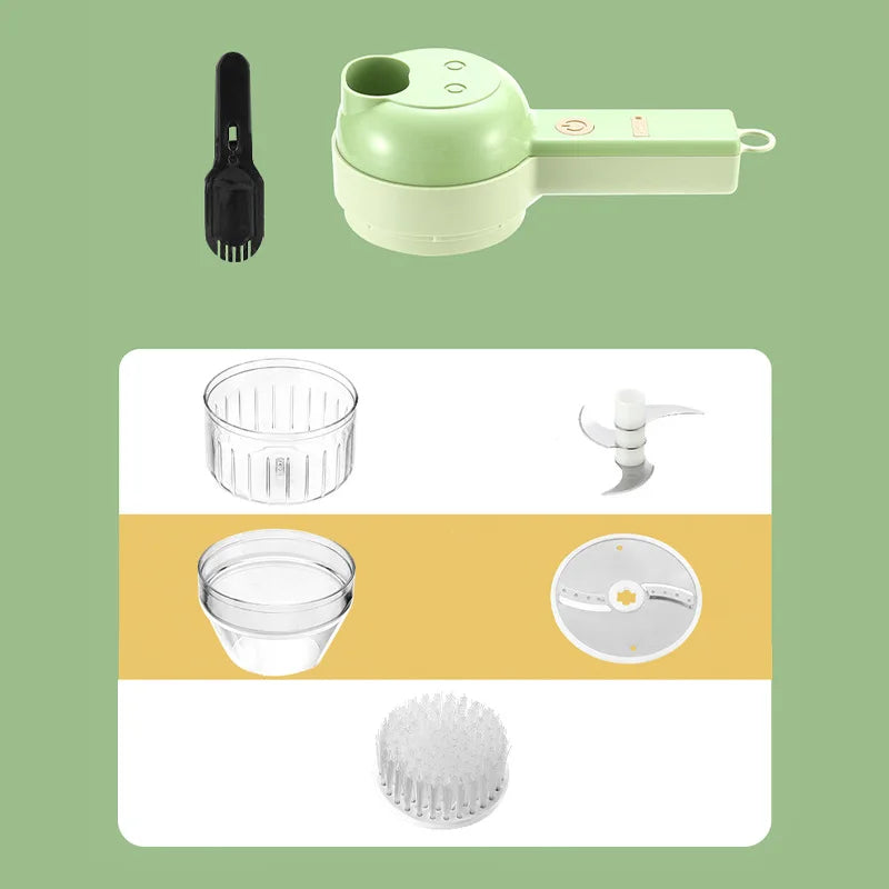 The SwiftChop Pro — 4-in-1 Electric Vegetable Chopper & Dicer